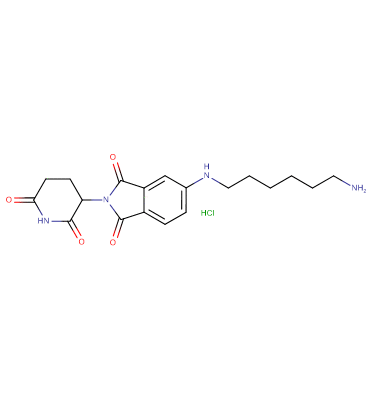Pomalidomide-5'-C6-amine HCl