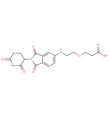 Pomalidomide-5'-PEG1-C2-acid