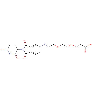 Pomalidomide-5'-PEG2-C2-acid