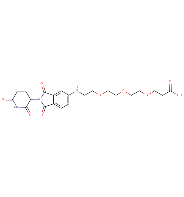 Pomalidomide-5'-PEG3-C2-acid