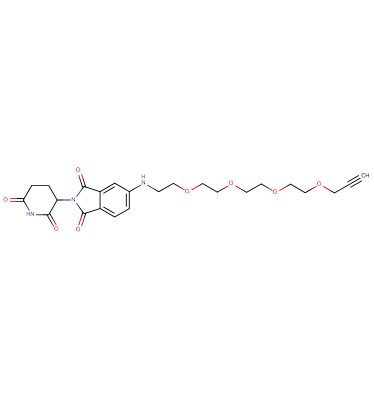 Pomalidomide-5'-PEG4-propargyl