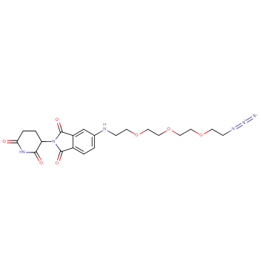 Pomalidomide-5'-PEG3-C2-azide