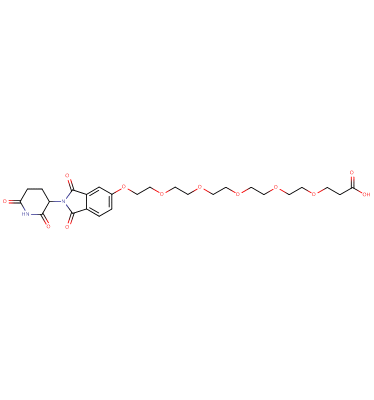 Thalidomide-5'-O-PEG5-C2-acid