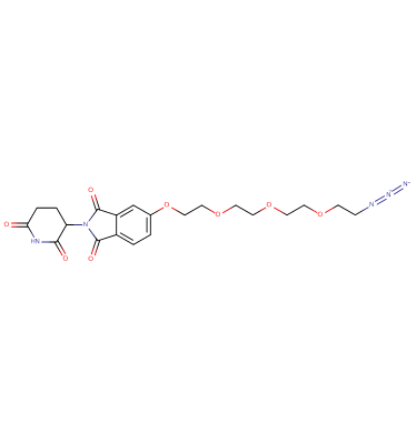 Thalidomide-5'-O-PEG3-C2-azide