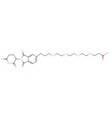 Thalidomide-5'-C3-PEG4-acid