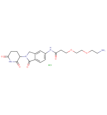 Lenalidomide-5'-CO-PEG2-C2-amine HCl
