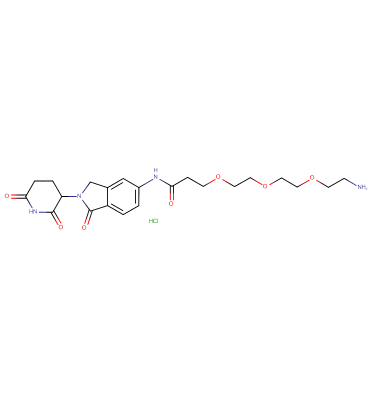Lenalidomide-5'-CO-PEG3-C2-amine HCl