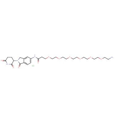 Lenalidomide-5'-CO-PEG6-C2-amine HCl