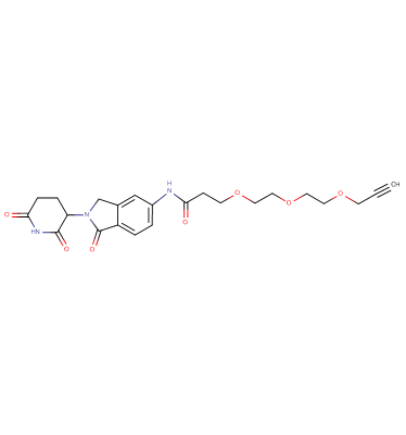 Lenalidomide-5'-CO-PEG3-propargyl