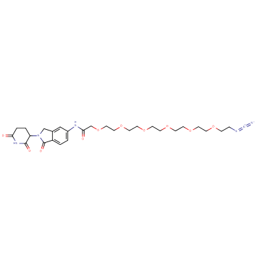 Lenalidomide-5'-acetamido-O-PEG5-C2-azide