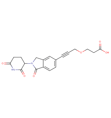 Phthalimidinoglutarimide-5'-propargyl-O-C2-acid