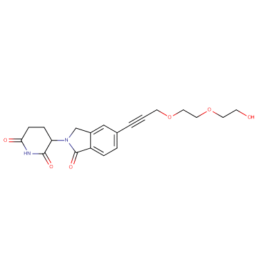 Phthalimidinoglutarimide-5'-propargyl-PEG2-OH