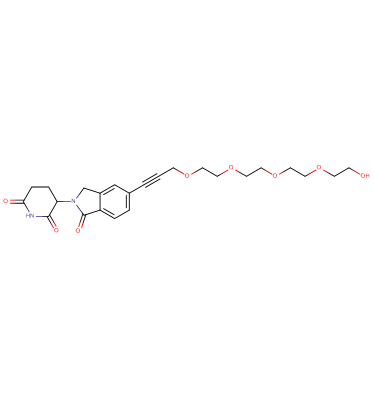 Phthalimidinoglutarimide-5'-propargyl-PEG4-OH