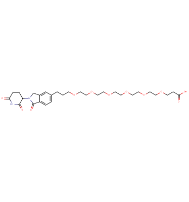 Phthalimidinoglutarimide-5'-C3-O-PEG5-C2-acid