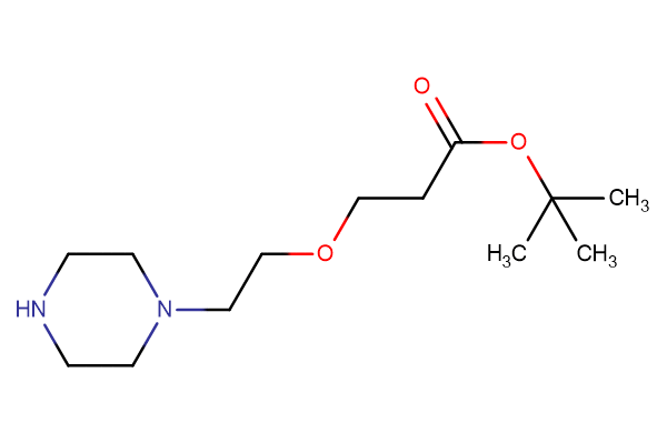 tert-butyl 3-[2-(piperazin-1-yl)ethoxy]propanoate