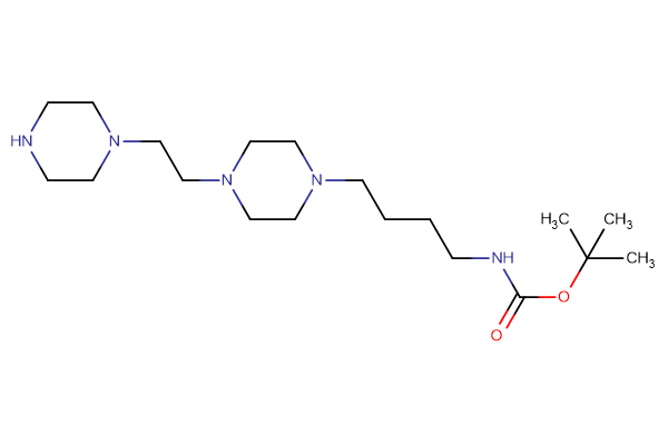 tert-butyl N-(4-{4-[2-(piperazin-1-yl)ethyl]piperazin-1-yl}butyl)carbamate