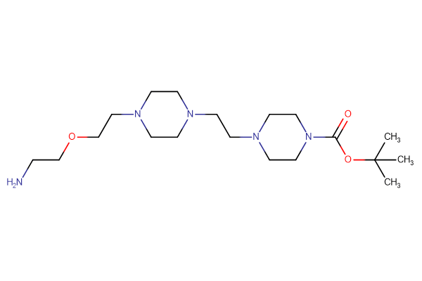 tert-butyl 4-(2-{4-[2-(2-aminoethoxy)ethyl]piperazin-1-yl}ethyl)piperazine-1-carboxylate