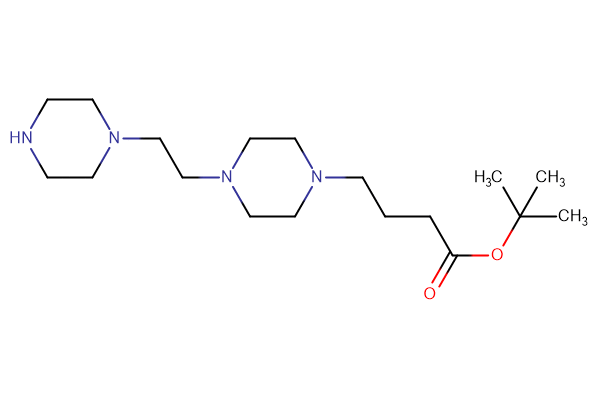 tert-butyl 4-{4-[2-(piperazin-1-yl)ethyl]piperazin-1-yl}butanoate