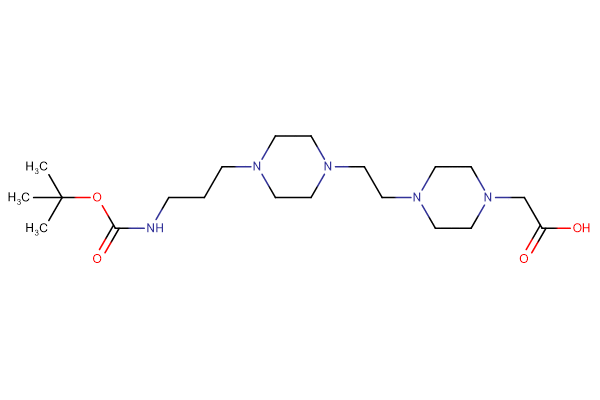 2-(4-{2-[4-(3-{[(tert-butoxy)carbonyl]amino}propyl)piperazin-1-yl]ethyl}piperazin-1-yl)acetic acid