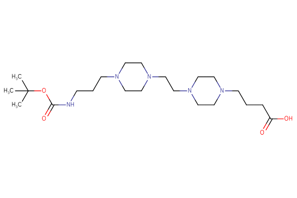 4-(4-{2-[4-(3-{[(tert-butoxy)carbonyl]amino}propyl)piperazin-1-yl]ethyl}piperazin-1-yl)butanoic acid