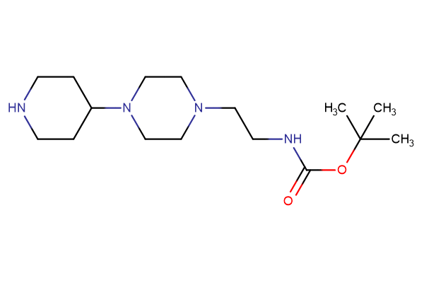 tert-butyl N-{2-[4-(piperidin-4-yl)piperazin-1-yl]ethyl}carbamate