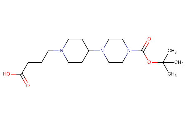 4-(4-{4-[(tert-butoxy)carbonyl]piperazin-1-yl}piperidin-1-yl)butanoic acid