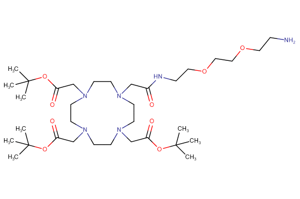 DOTA-tris(t-Bu)ester-PEG2-C2-amine