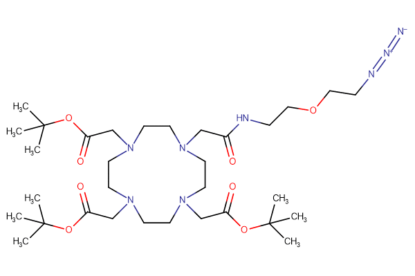 DOTA-tris(t-Bu)ester-PEG1-C2-azide