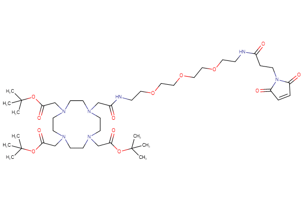 DOTA-tris(t-Bu)ester-PEG3-C2-propanamido-maleimide