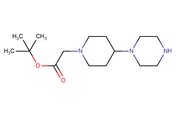 tert-butyl 2-[4-(piperazin-1-yl)piperidin-1-yl]acetate