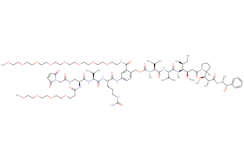 Mal-Acetyl-Dap(m-PEG4)-Val-Cit-PAB(m-PEG8)-MMAE