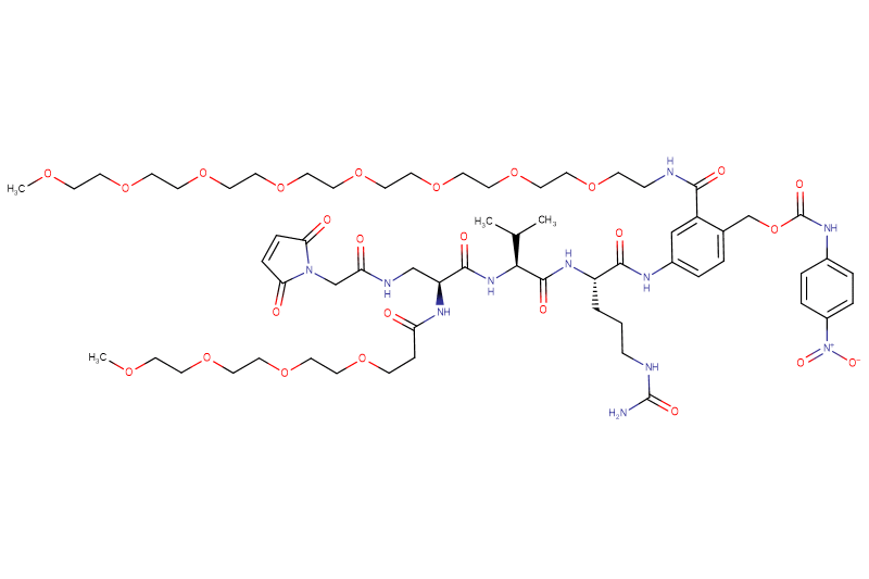 Mal-Acetyl-Dap(m-PEG4)-Val-Cit-PAB(m-PEG8)-PNP