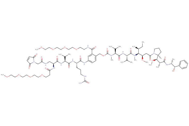Mal-Acetyl-Dap(m-PEG4)-Val-Cit-PAB(m-PEG4)-MMAE