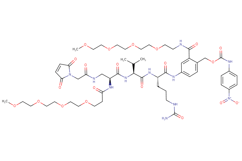 Mal-Acetyl-Dap(m-PEG4)-Val-Cit-PAB(m-PEG4)-PNP