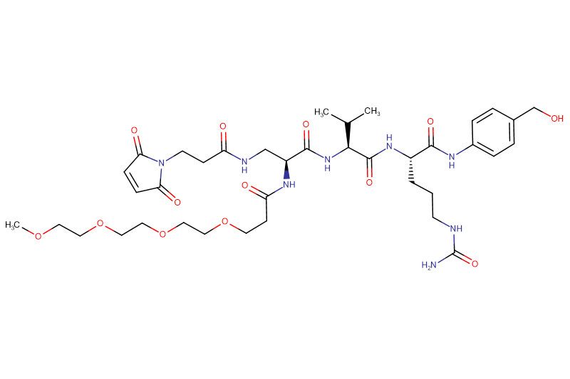 Mal-Propionyl-Dap(m-PEG4)-Val-Cit-PAB