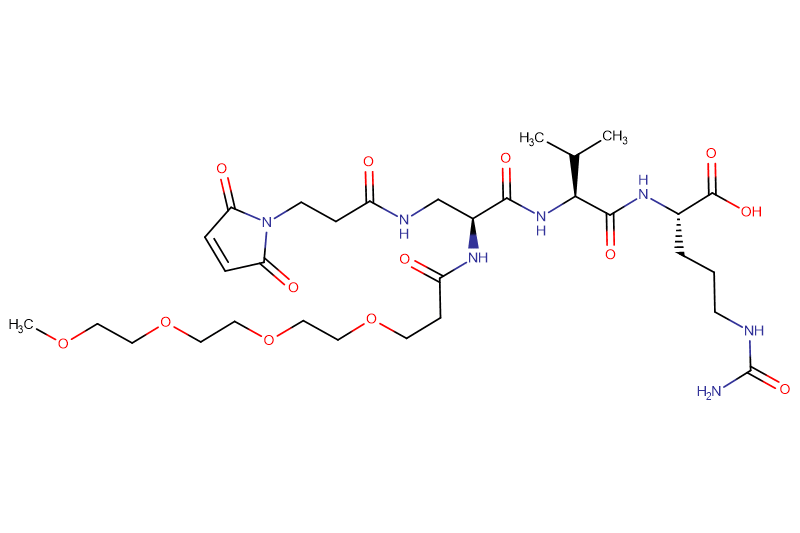 Mal-Propionyl-Dap(m-PEG4)-Val-Cit-OH