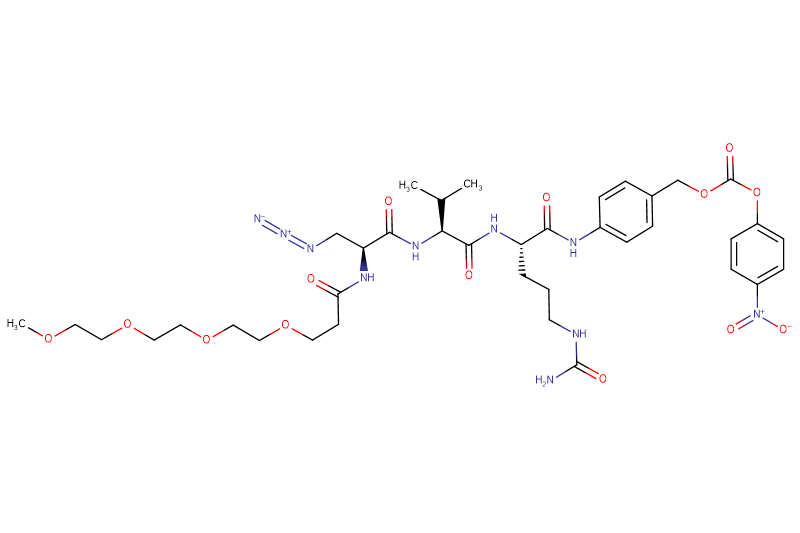 Azide-Dap(m-PEG4)-Val-Cit-PAB-PNP