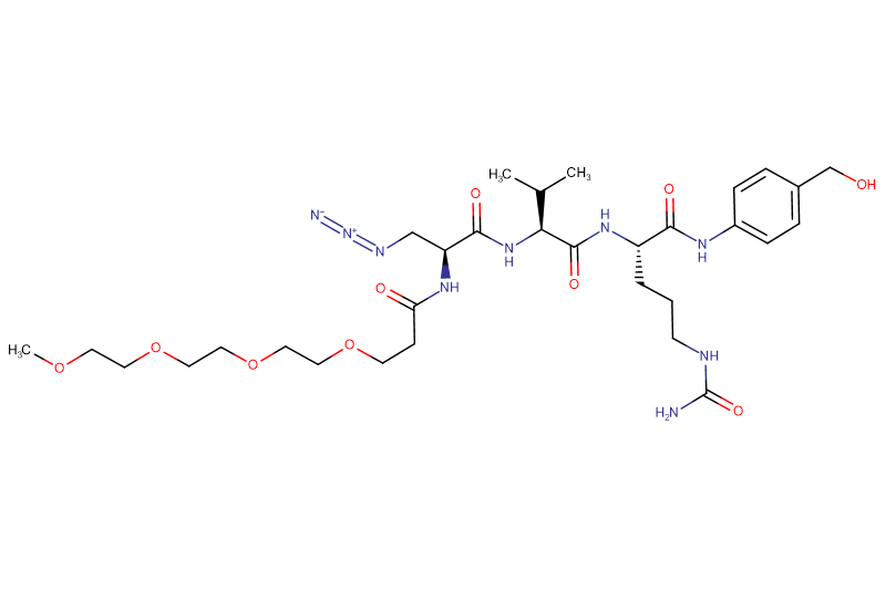 Azide-Dap(m-PEG4)-Val-Cit-PAB