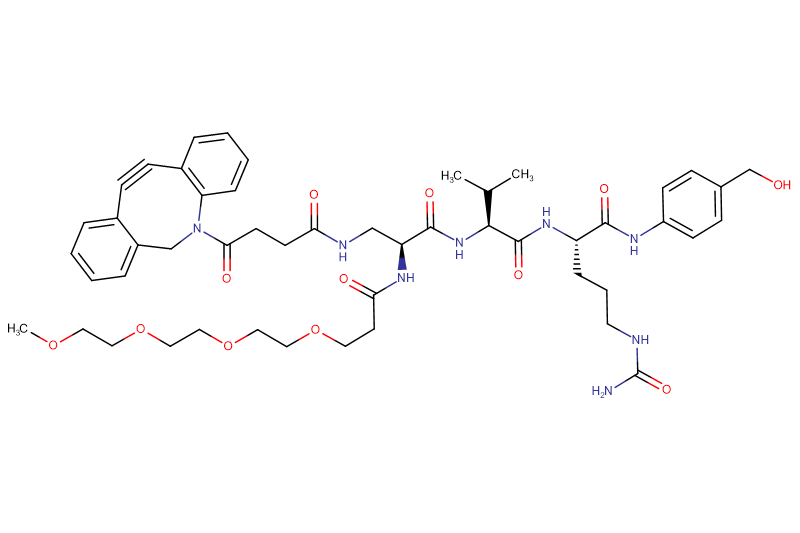 DBCO-Dap(m-PEG4)-Val-Cit-PAB