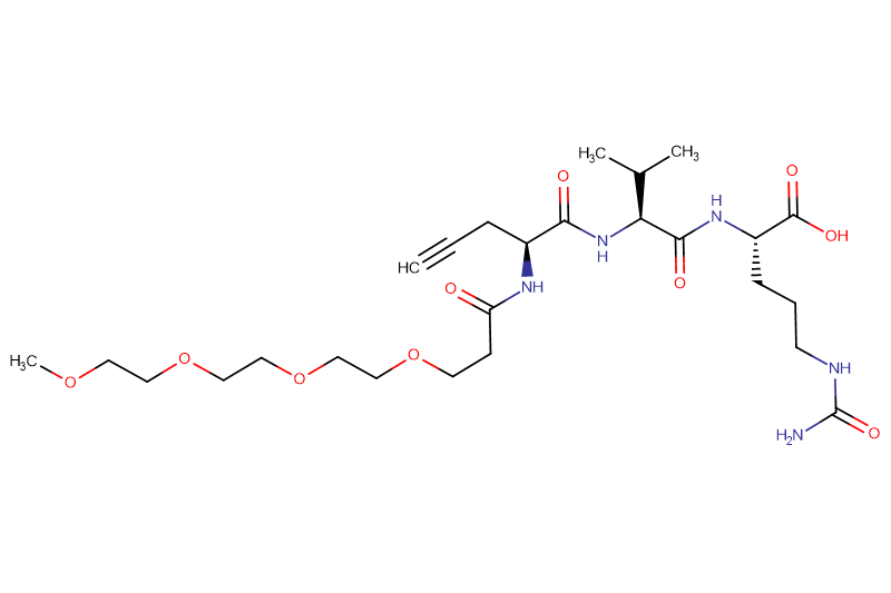 Propargyl-Gly(m-PEG4)-Val-Cit-OH