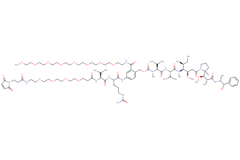 Mal-Propionyl-PEG4-Val-Cit-PAB(m-PEG8)-MMAE
