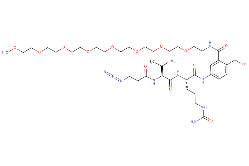 Azide-Propionyl-Val-Cit-PAB(m-PEG8)