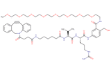 DBCO-Hexanoyl-Val-Cit-PAB(m-PEG8)
