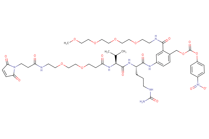 Mal-Propionyl-PEG2-Val-Cit-PAB(m-PEG4)-PNP
