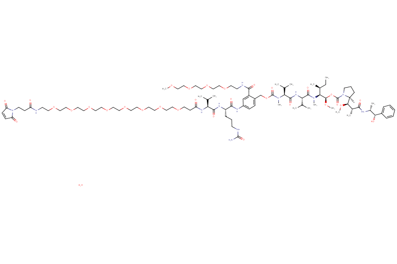 Mal-Propionyl-PEG8-Val-Cit-PAB(m-PEG4)-MMAE