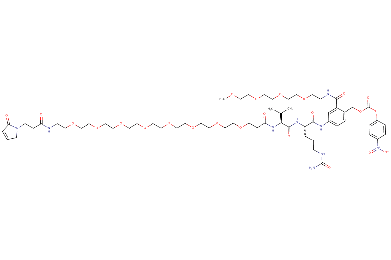 Mal-Propionyl-PEG8-Val-Cit-PAB(m-PEG4)-PNP