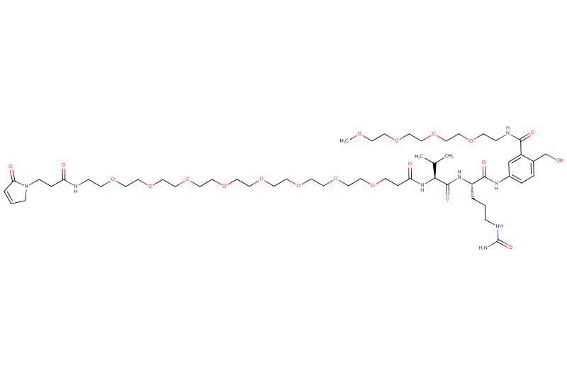 Mal-Propionyl-PEG8-Val-Cit-PAB(m-PEG4)