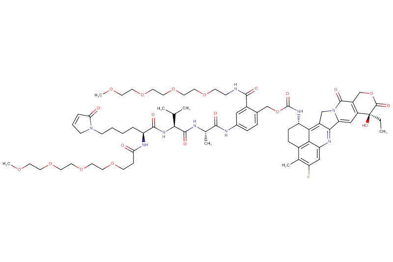 Mal-Lys(m-PEG4)-Val-Ala-PAB(m-PEG4)-Exatecan