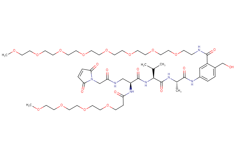 Mal-Acetyl-Dap(m-PEG4)-Val-Ala-PAB(m-PEG8)