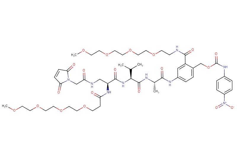 Mal-Acetyl-Dap(m-PEG4)-Val-Ala-PAB(m-PEG4)-PNP